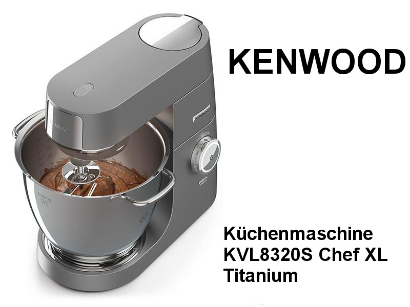 Kenwood Küchenmaschine Chef Xl Titanium Kvl8320S+Zubehörpaket 2021 Kenwood Küchenmaschine Chef Xl Titanium Kvl8320S+Zubehörpaket 2021
